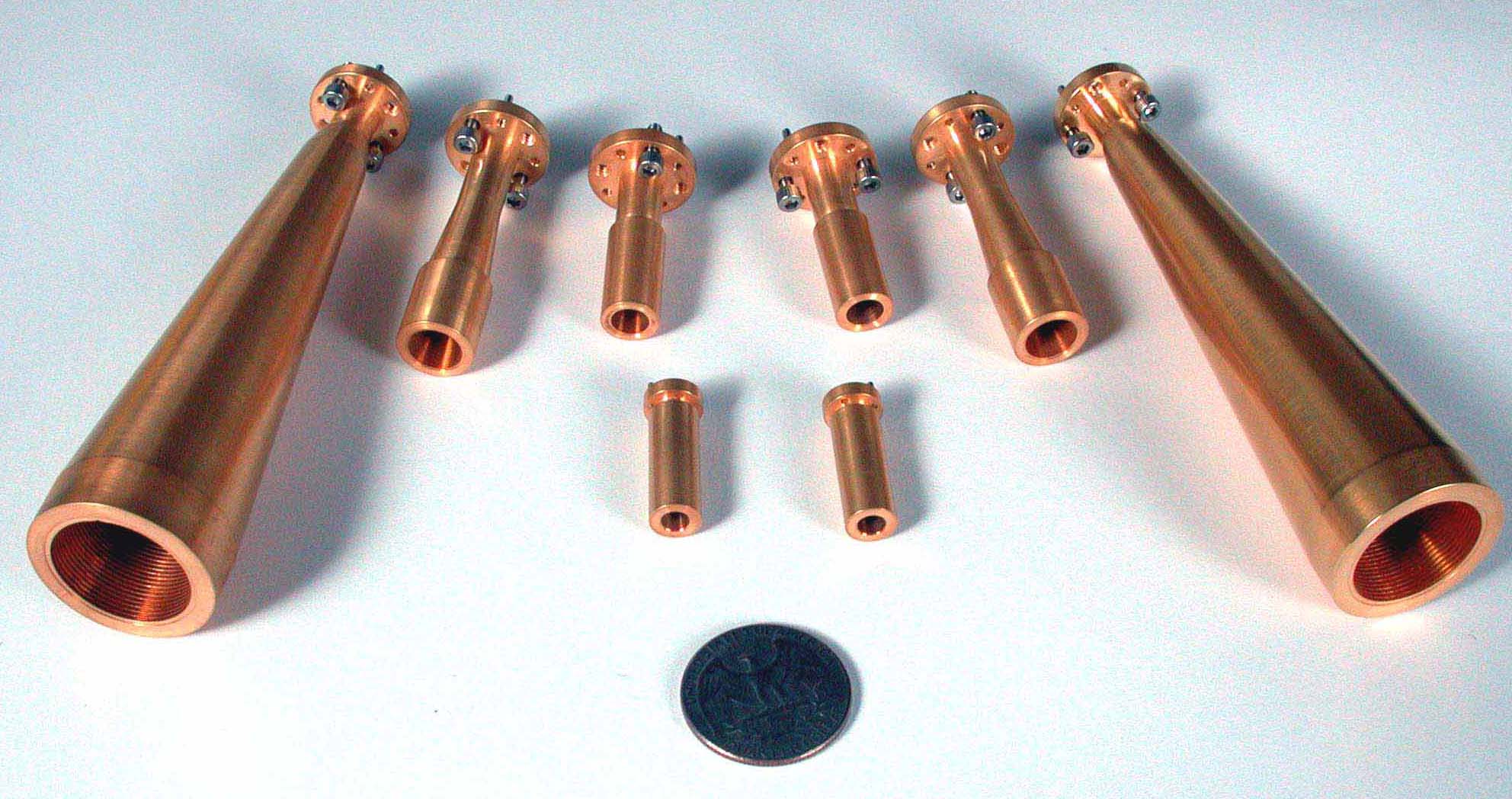 Scalar horns for W band and higher frequencies