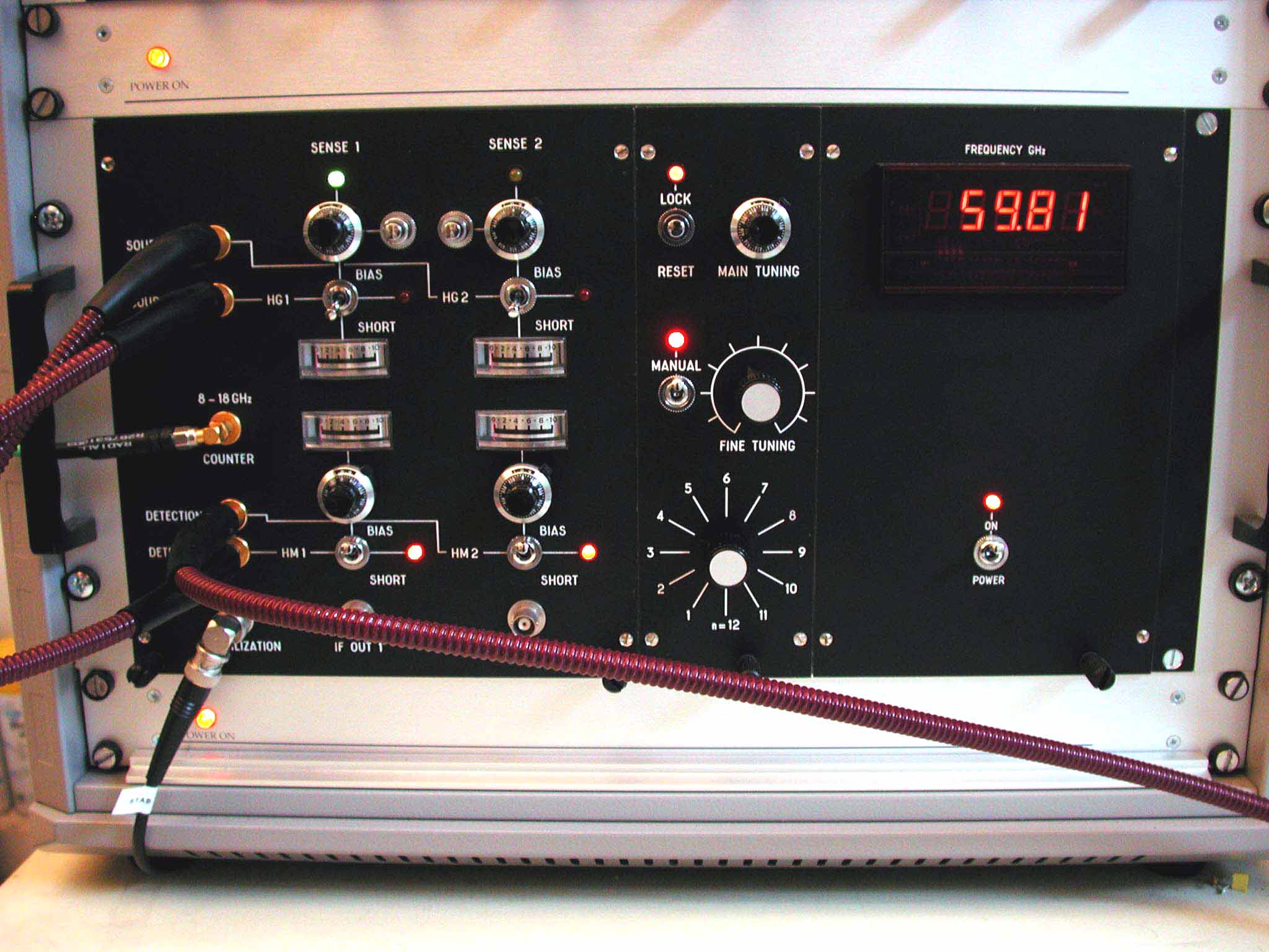 MVNA MP-8-350-4 4S-parameter 
measurements